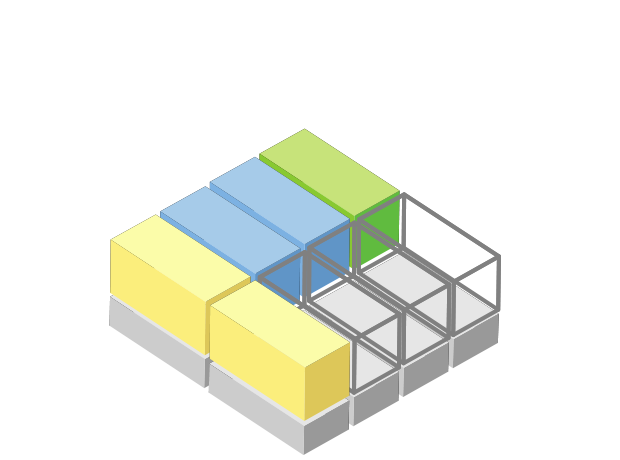 1層タイプ(8ユニット) 図